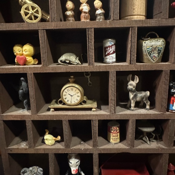 Vintage Printer’s Tray Filled w/ 100+ Miniatures • Advertising • Metal & Japan!! - Picture 4 of 17